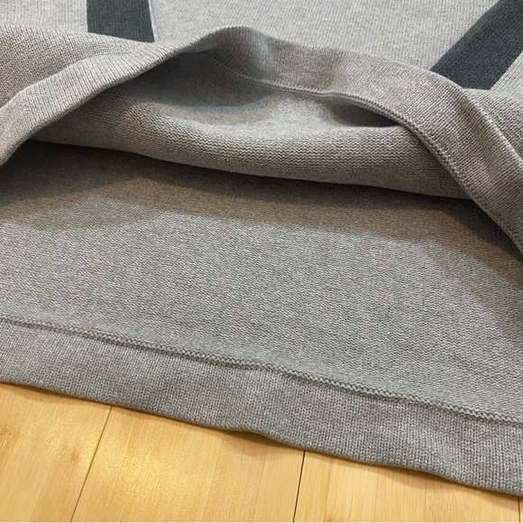 Tommy Hilfiger Grey Quarter Zip Heavy Sweater Sweatshirt Pullover Mens Size XL - Picture 9 of 12